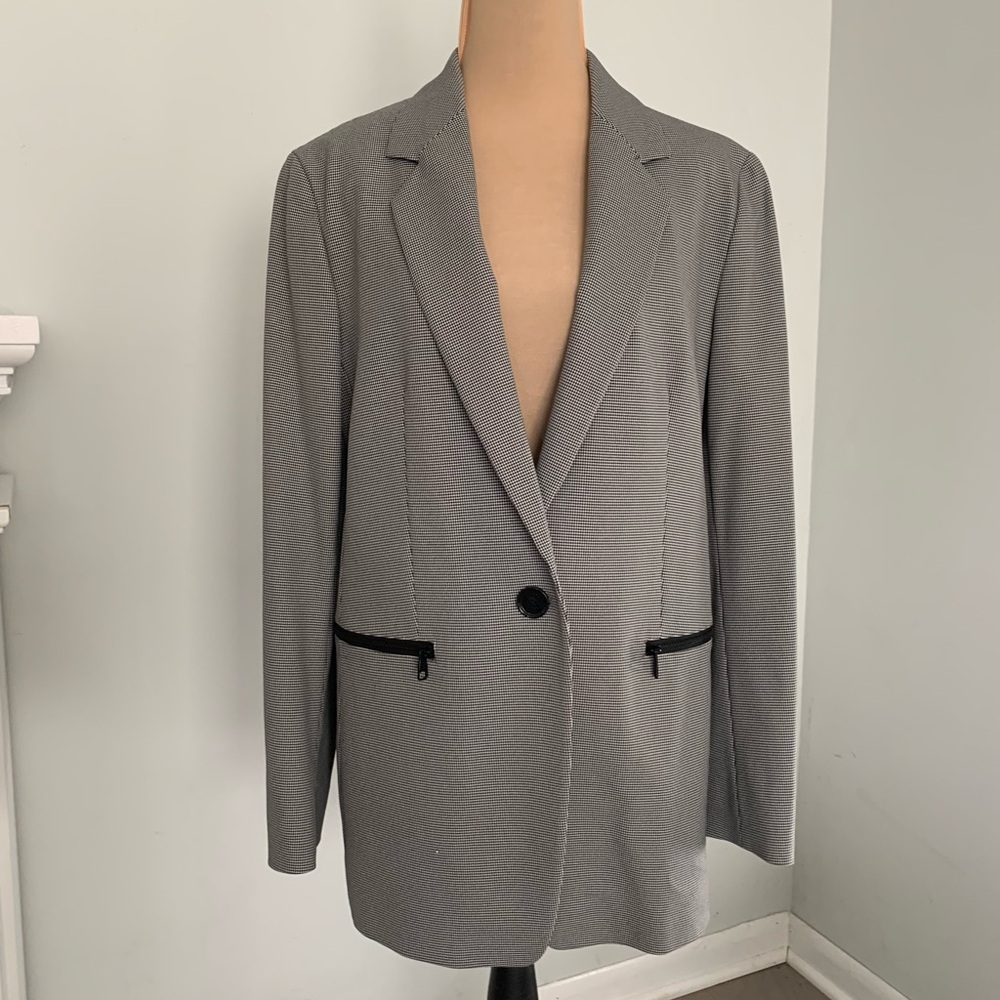 Boss Jocalua Houndstooth Check Blazer